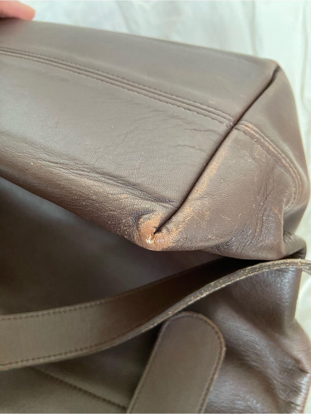 Vintage Coach Lafayette 4140 Brown Leather Shoulder Bag Excellent Condition - Picture 8 of 11